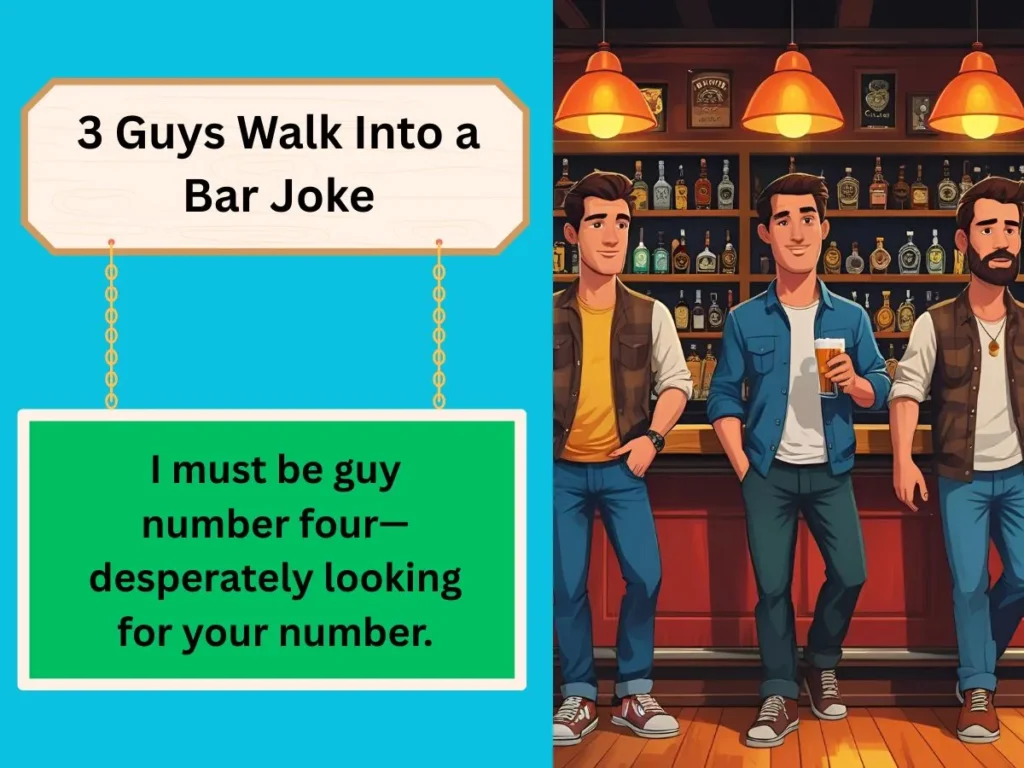 3 Guys Walk Into a Bar Joke