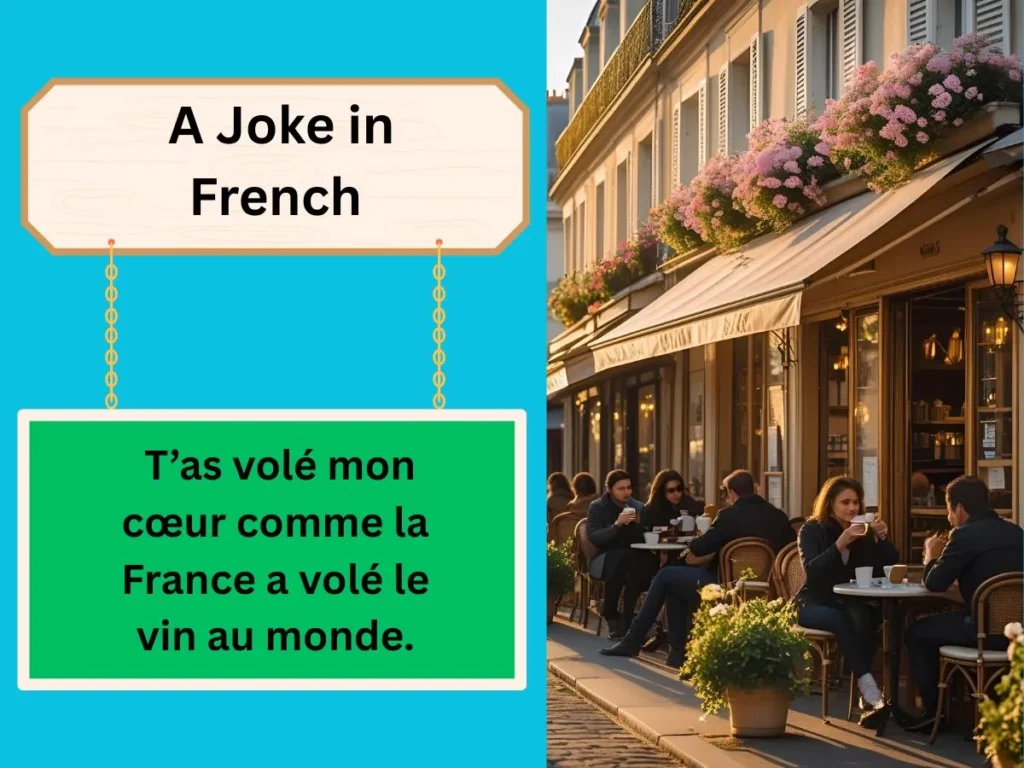 A Joke in French