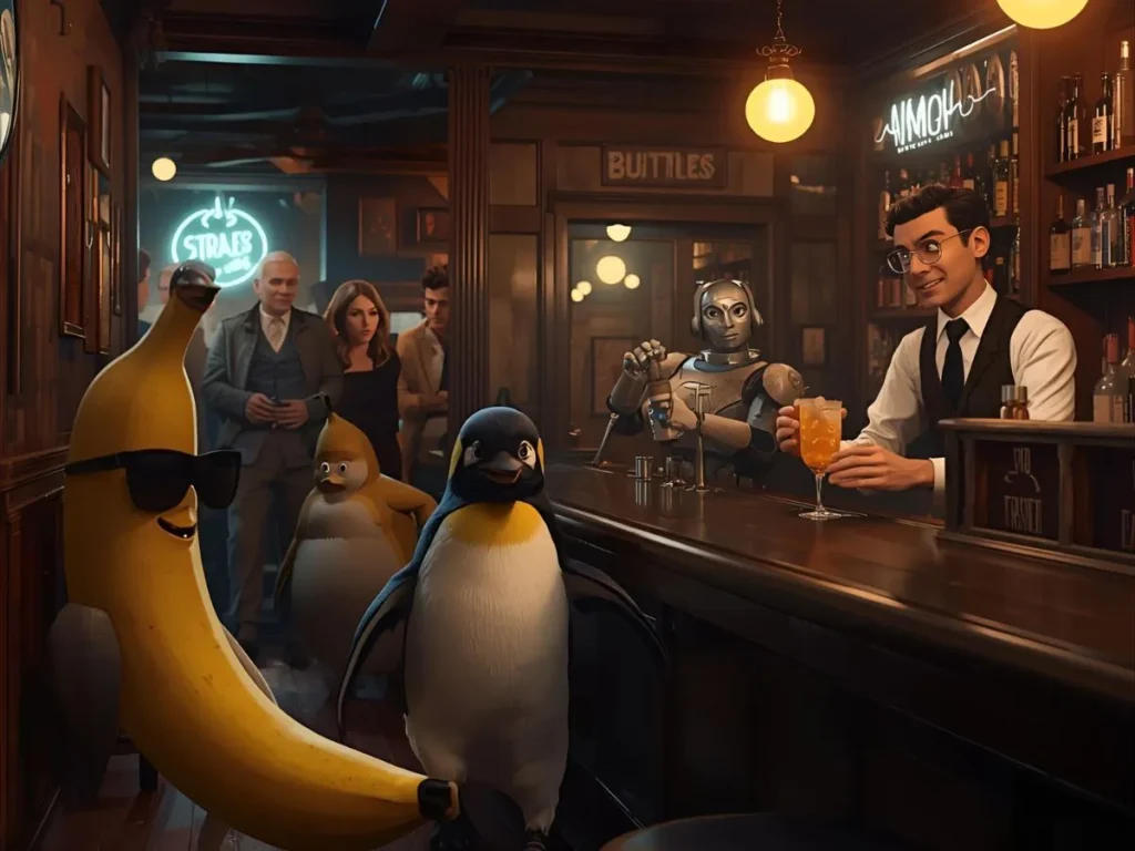 A Walks Into a Bar Jokes