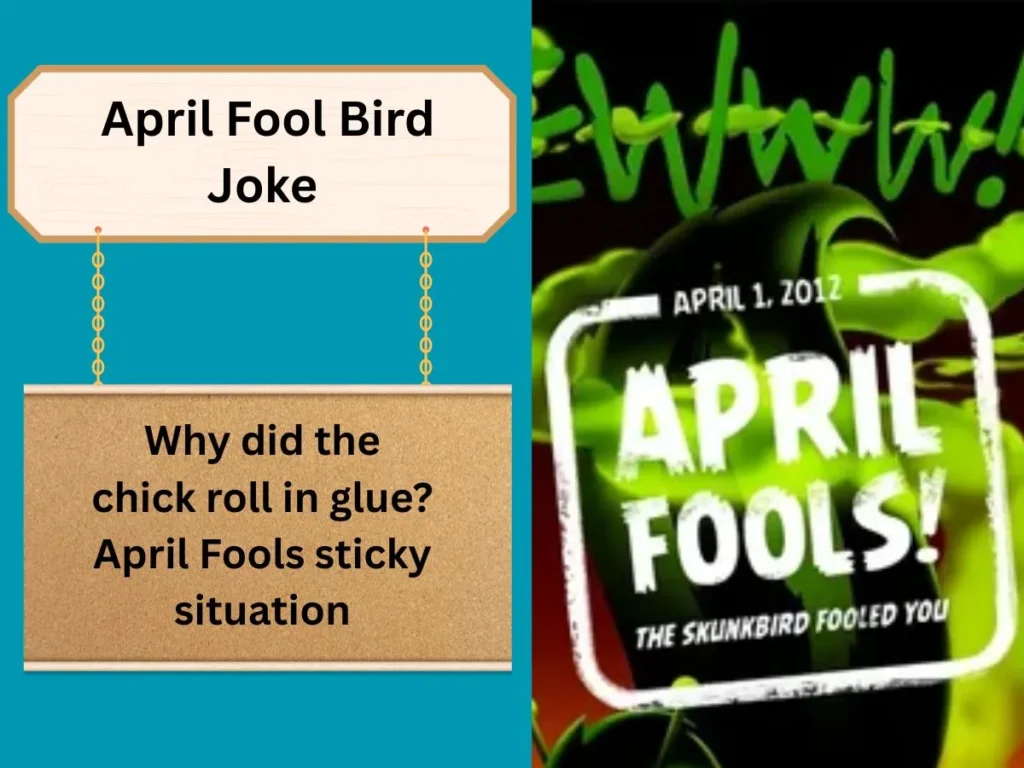  April Fool Bird Joke