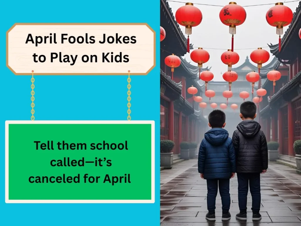 April Fools Jokes to Play on Kids