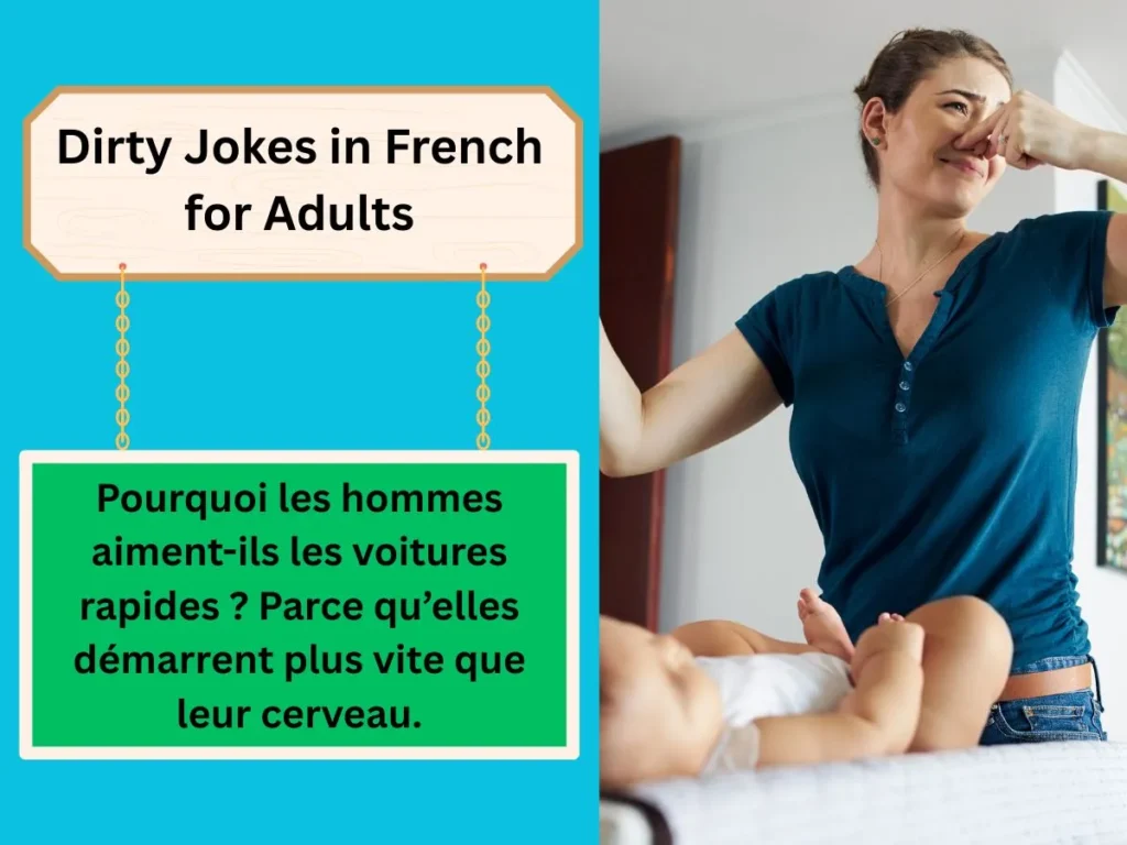 Dirty Jokes in French for Adults