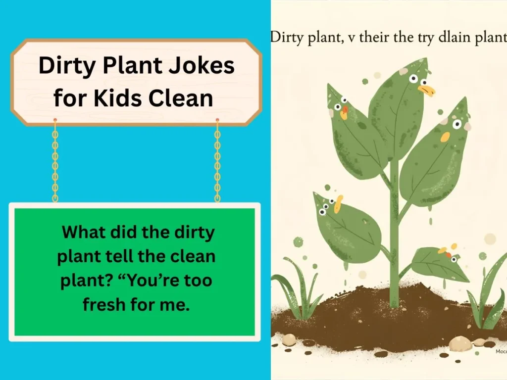 Dirty Plant Jokes for Kids Clean 