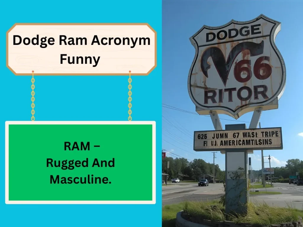 Dodge Ram Acronym Funny 