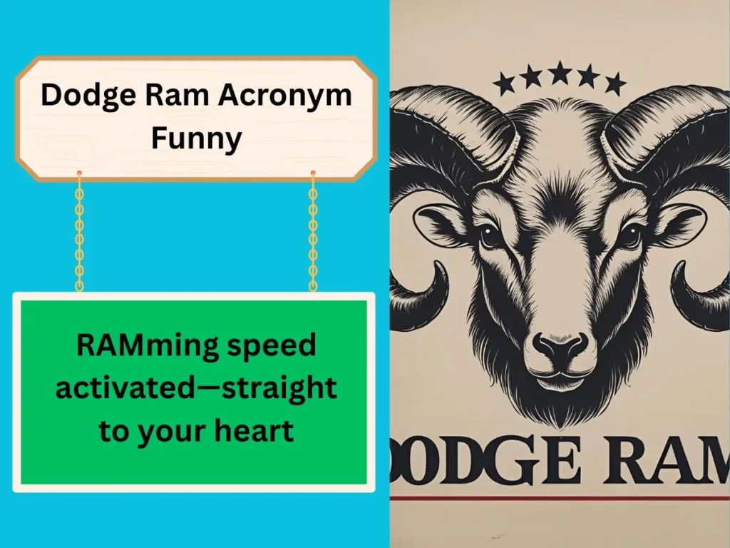 Dodge Ram Acronym Funny