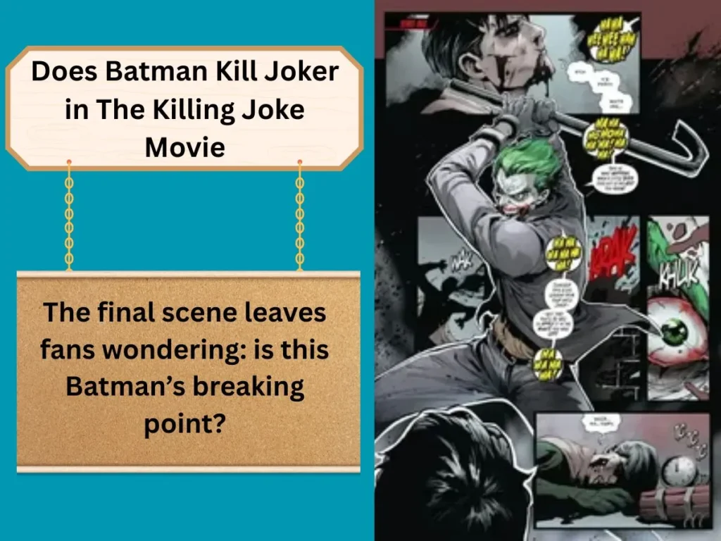 Does Batman Kill Joker in The Killing Joke Movie