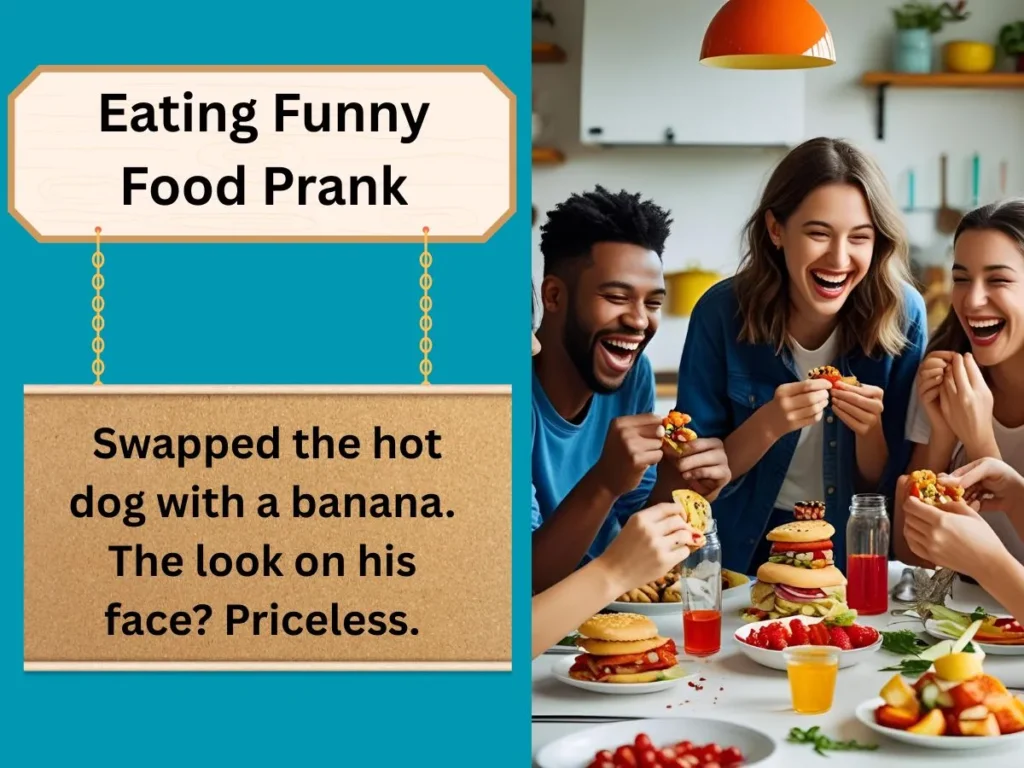 Eating Funny Food Prank