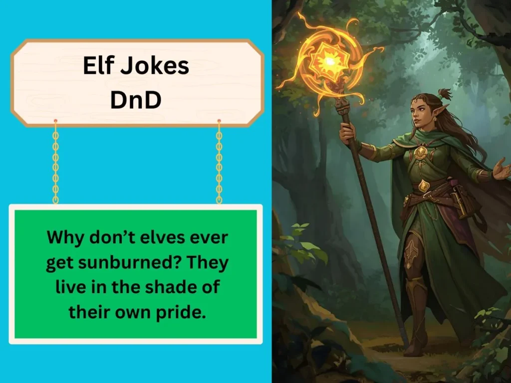 Elf Jokes DnD