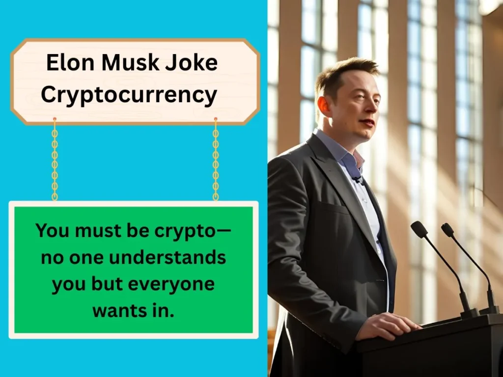 Elon Musk Joke Cryptocurrency 