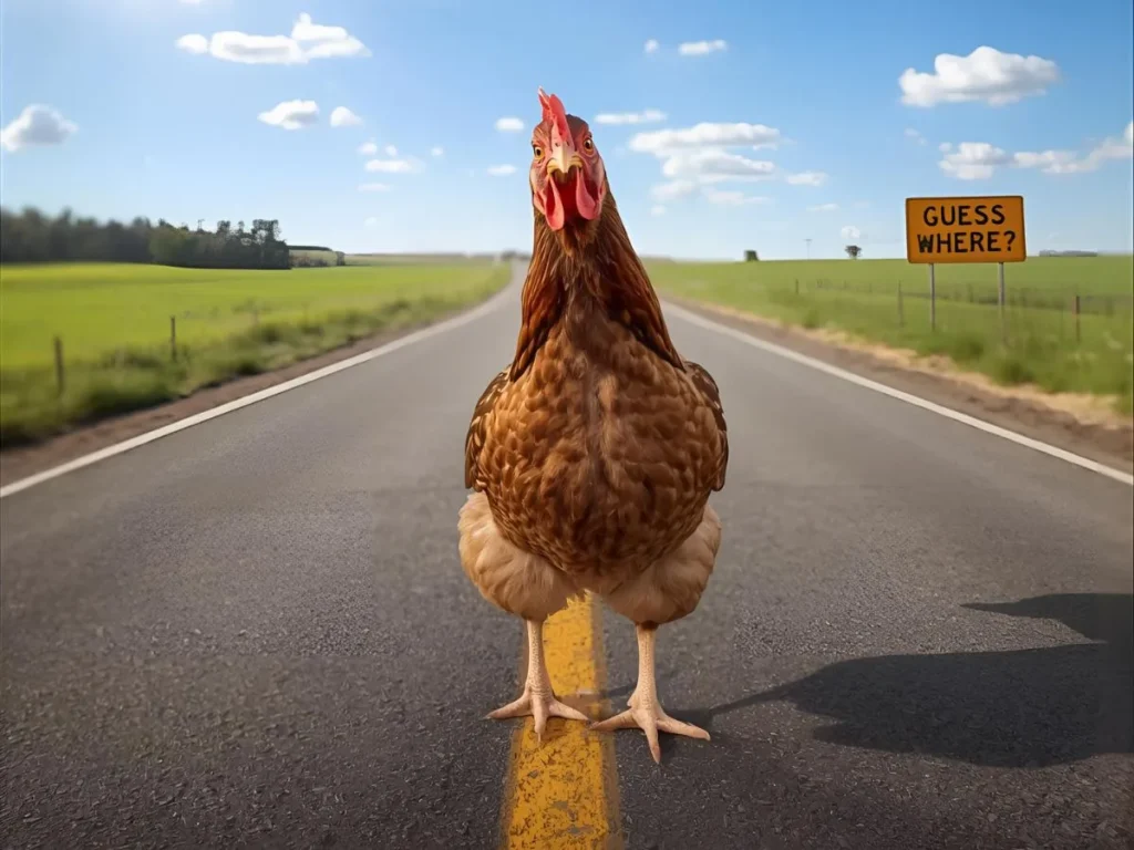 Guess Where Chicken Joke
