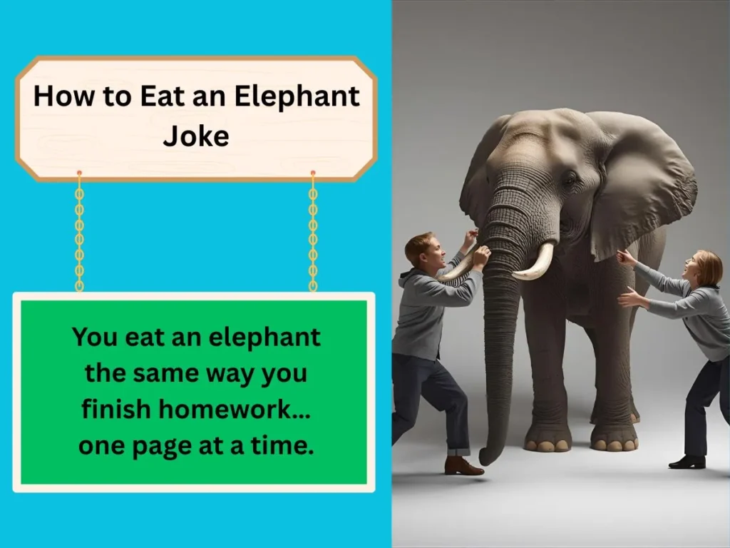 How to Eat an Elephant Joke