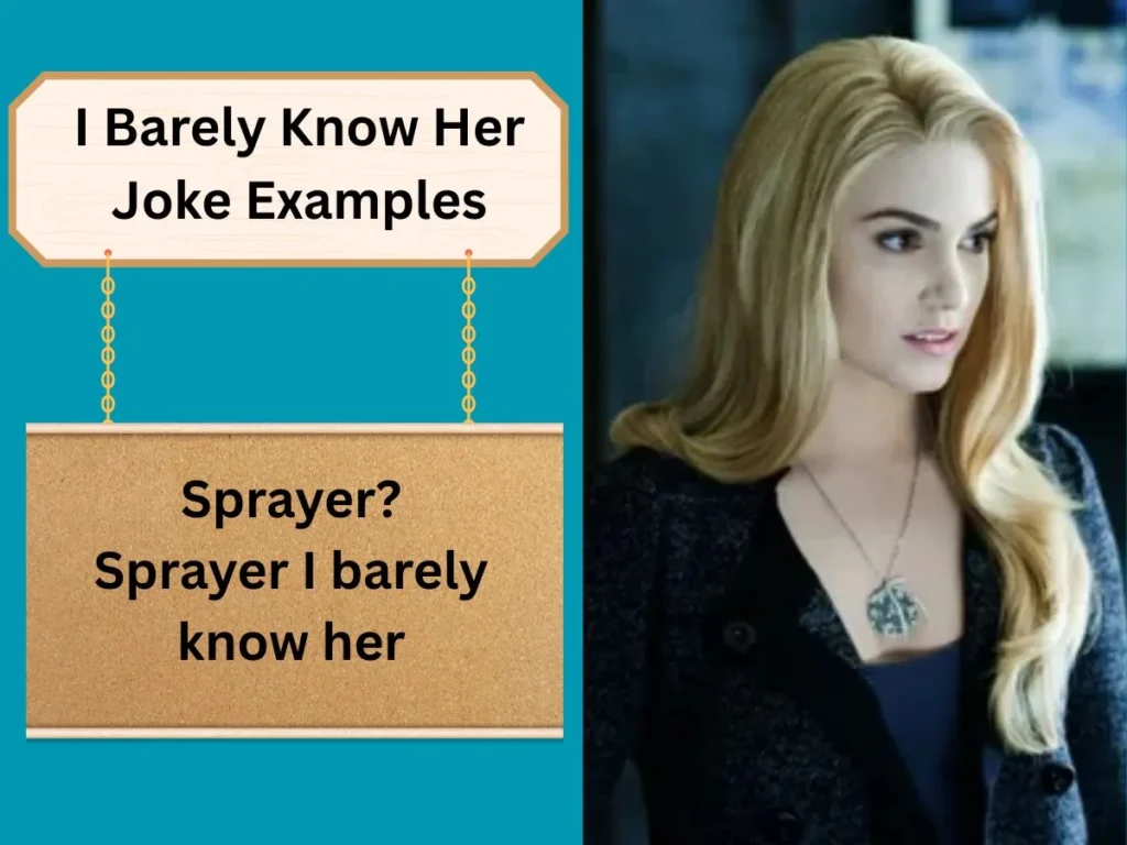 I Barely Know Her Joke Examples