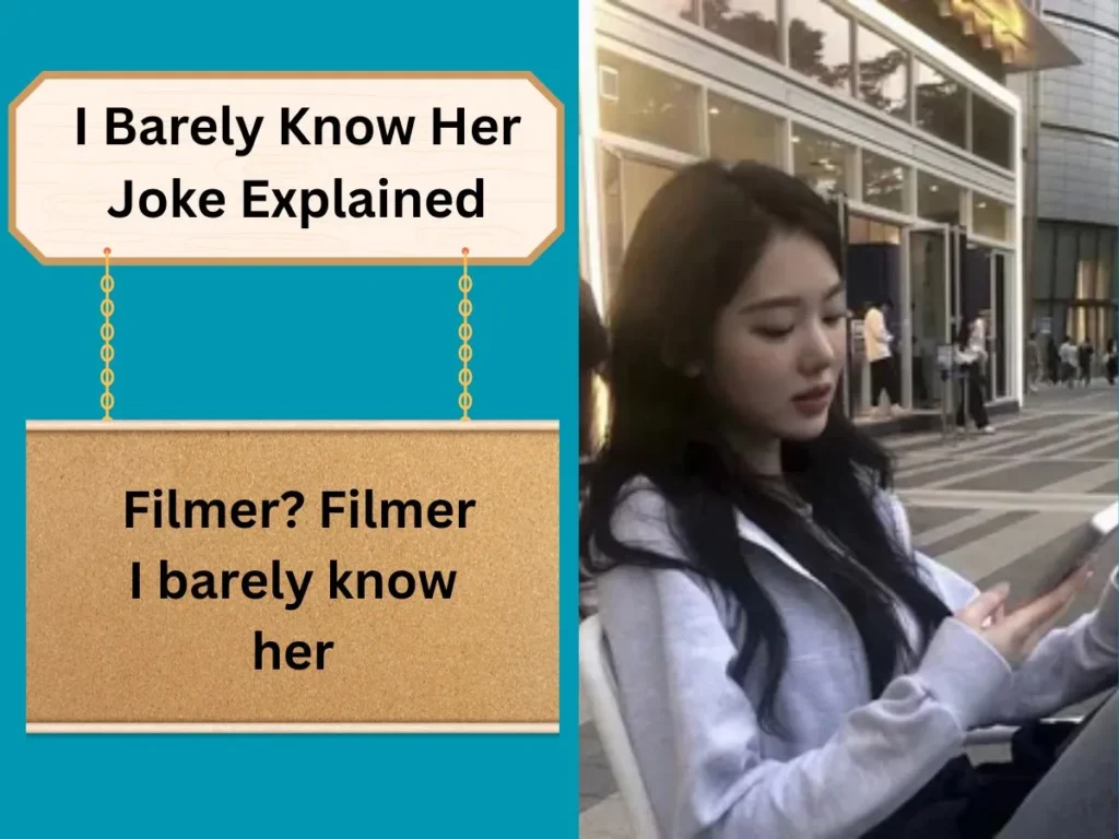 I Barely Know Her Joke Explained