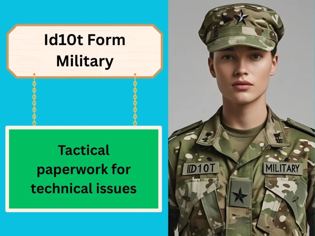 Id10t Form Military