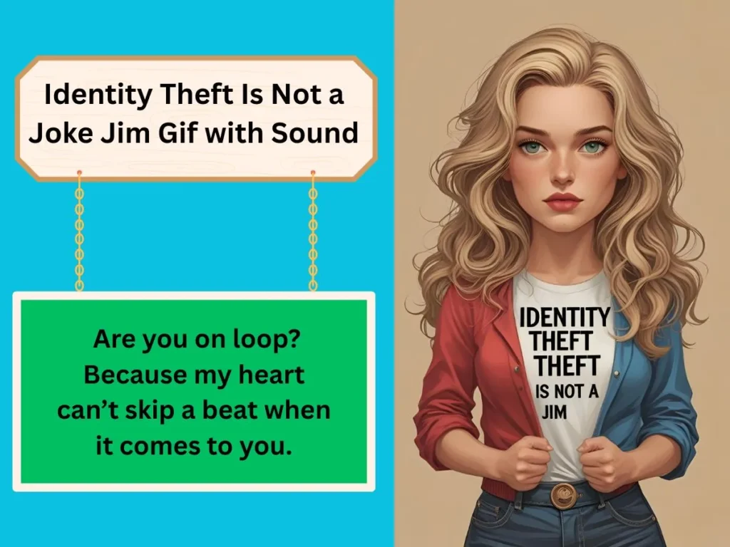 Identity Theft Is Not a Joke Jim Gif with Sound
