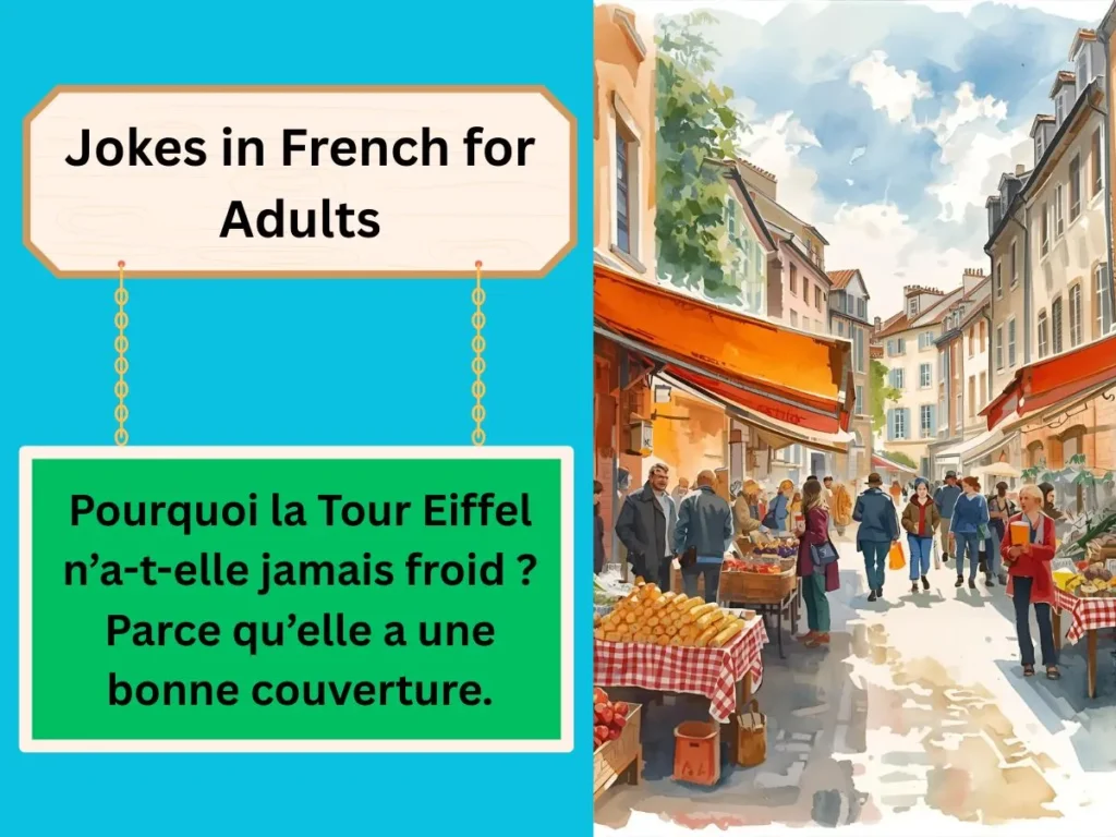 Jokes in French for Adults