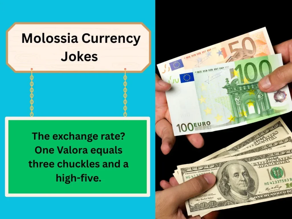 Molossia Currency Jokes 
