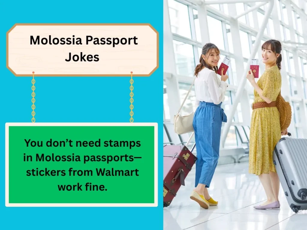 Molossia Passport Jokes 
