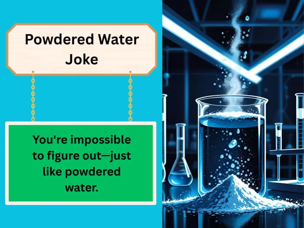 Powdered Water Joke