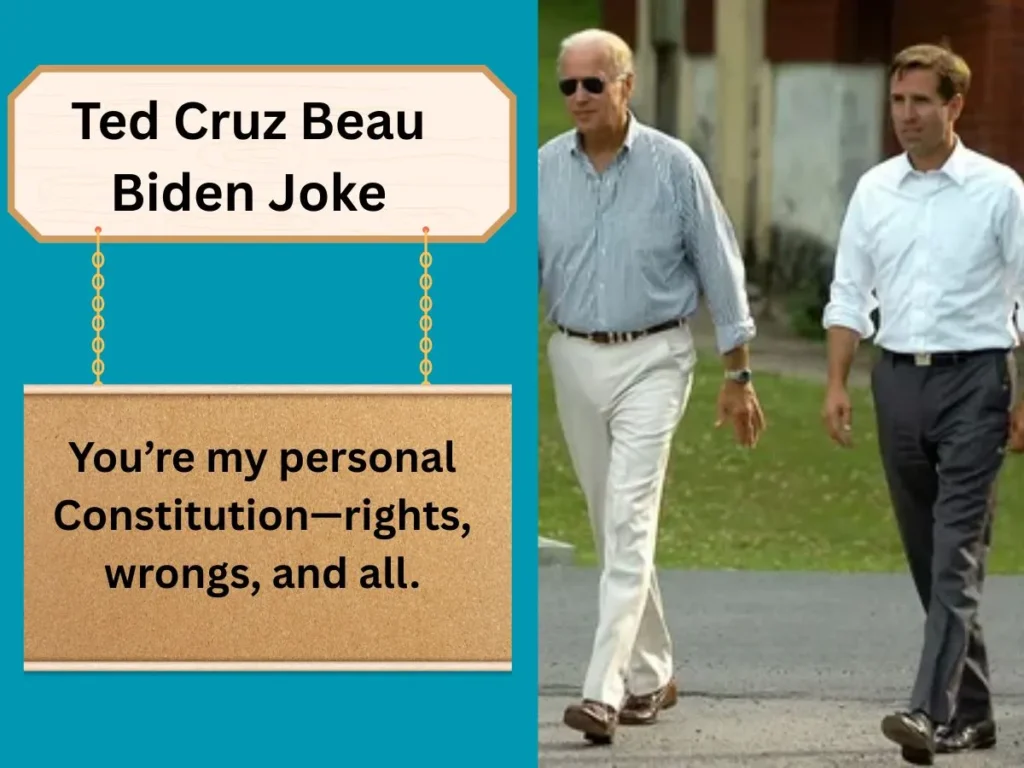 Ted Cruz Beau Biden Joke