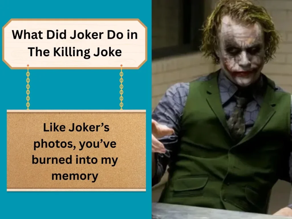 What Did Joker Do in The Killing Joke