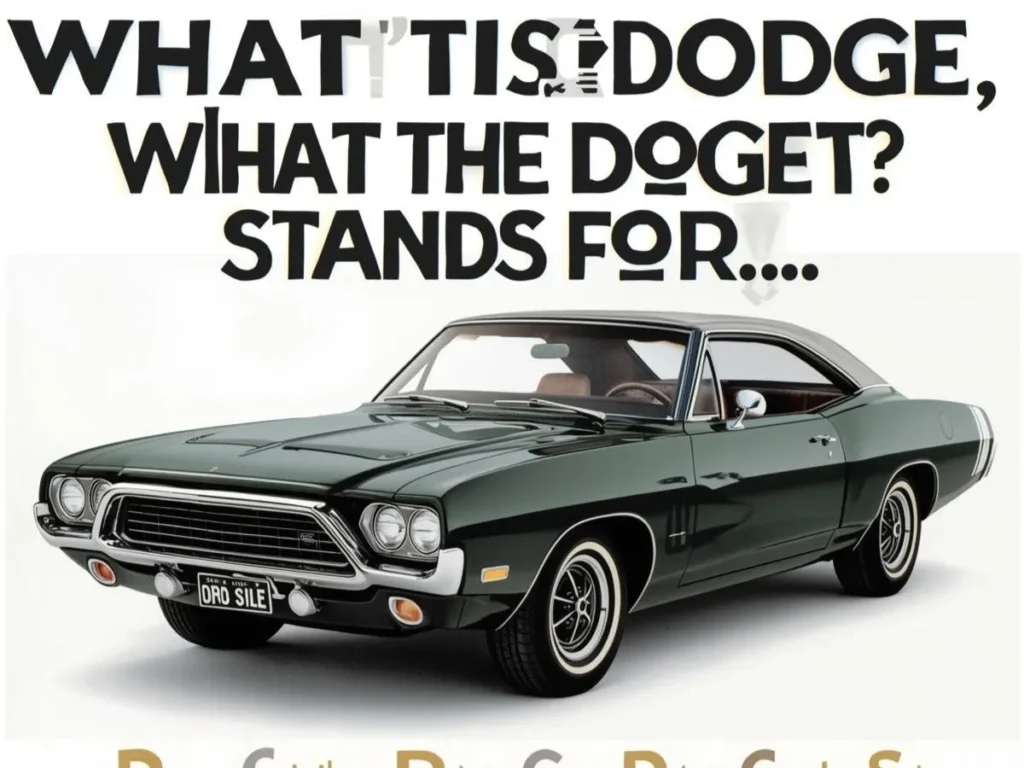 What Does DODGE Stand For Meme
