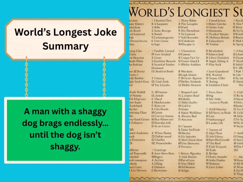World’s Longest Joke Summary