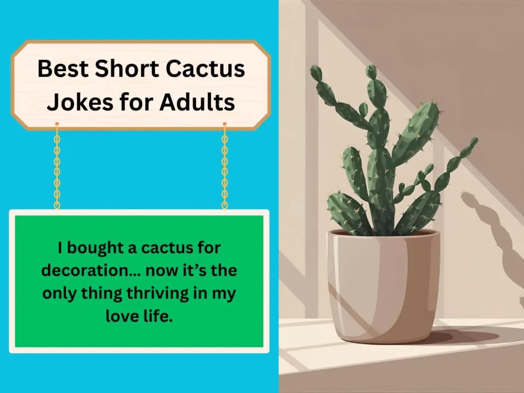 Best Short Cactus Jokes for Adults