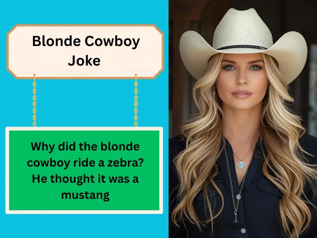 Blonde Cowboy Joke