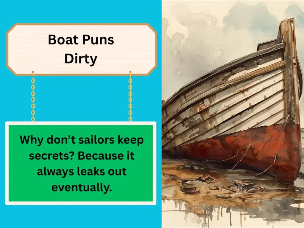 Boat Puns Dirty