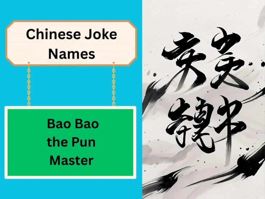 Chinese Joke Names