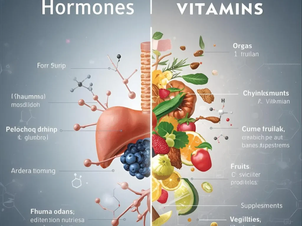 Difference Between Hormone And Vitamin