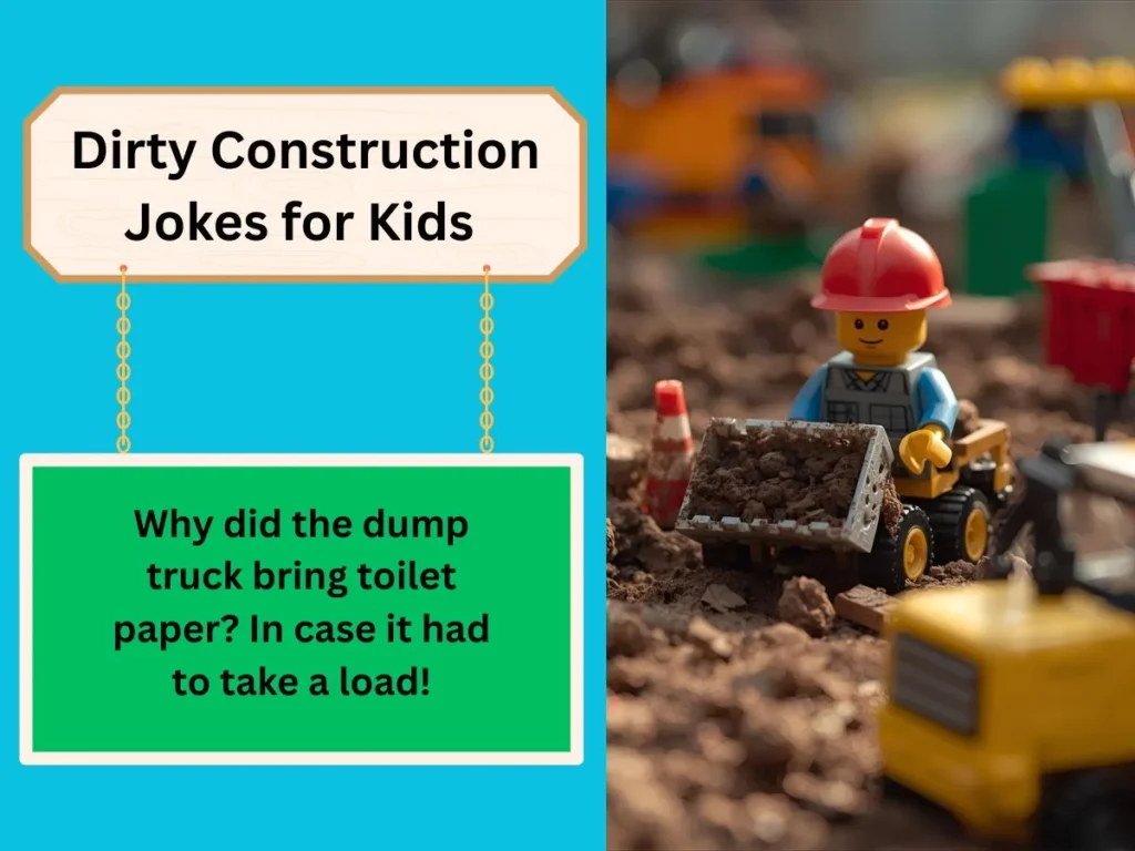 Dirty Construction Jokes for Kids  