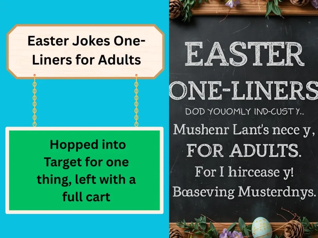 Easter Jokes One-Liners for Adults
