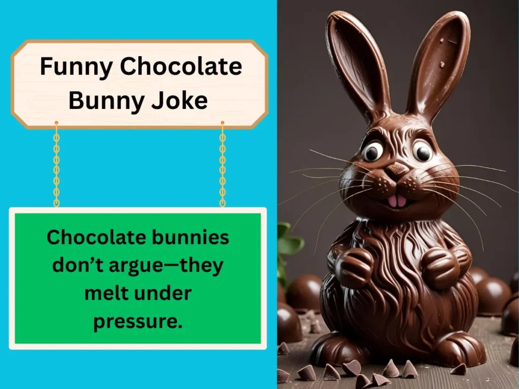 Funny Chocolate Bunny Joke