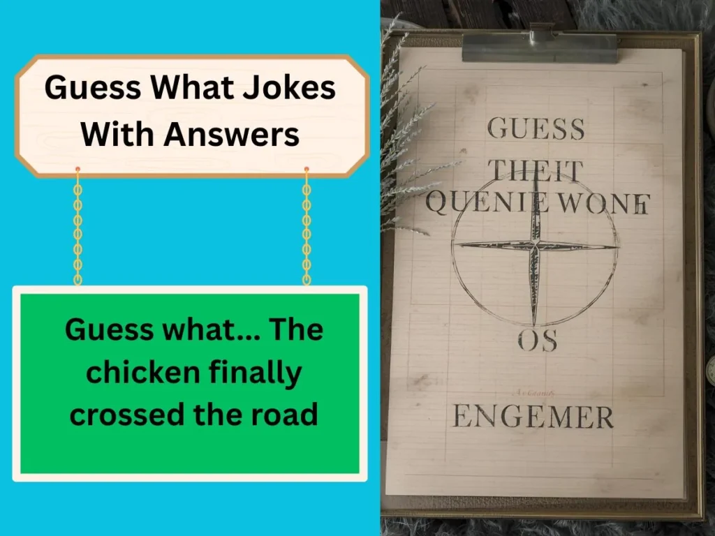 Guess What Jokes With Answers
