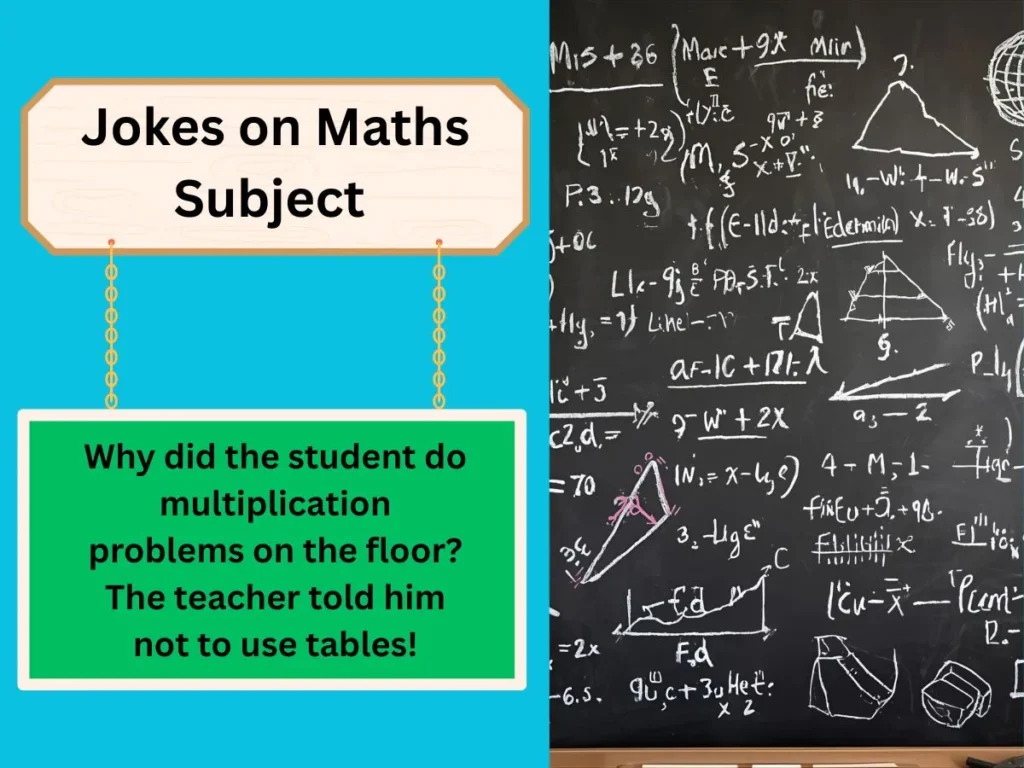 Jokes on Maths Subject 