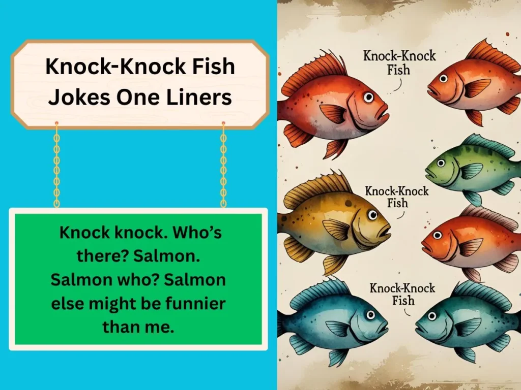 Knock-Knock Fish Jokes One Liners