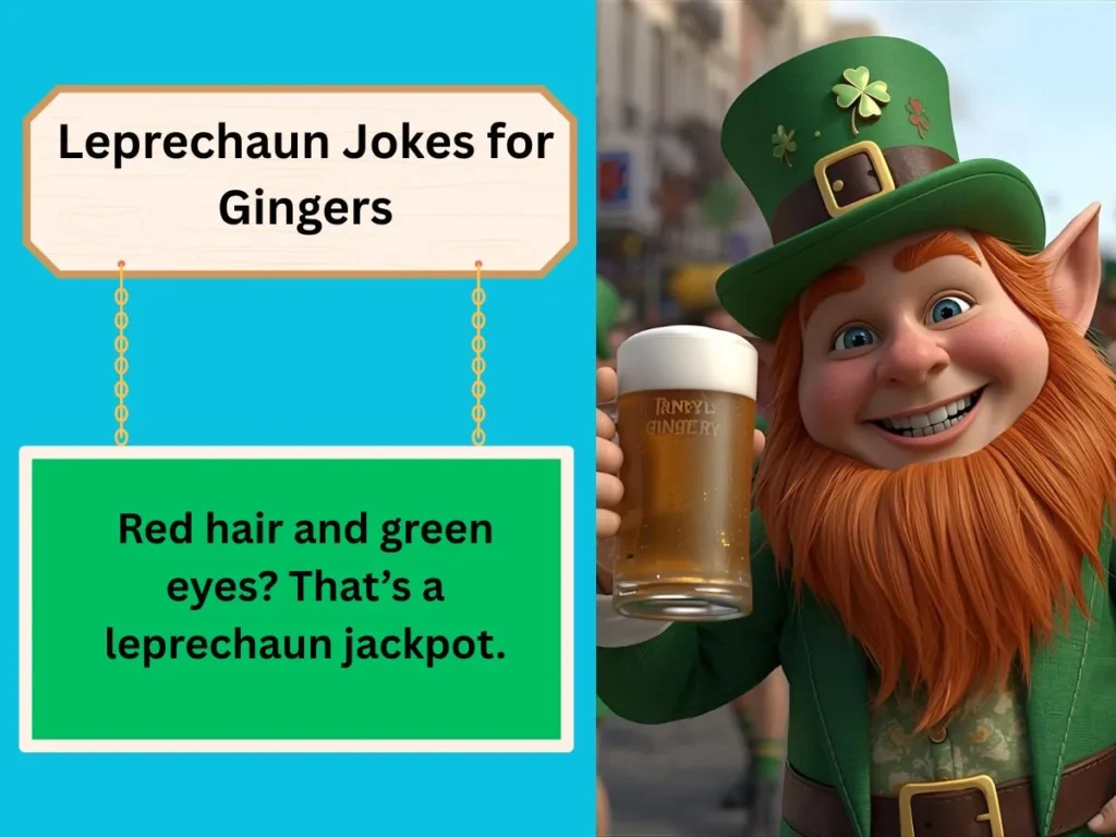 Leprechaun Jokes for Gingers