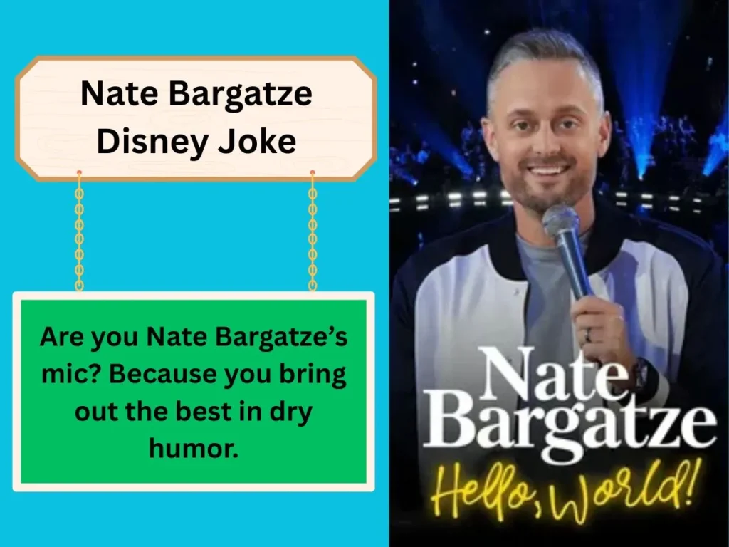 Nate Bargatze Disney Joke