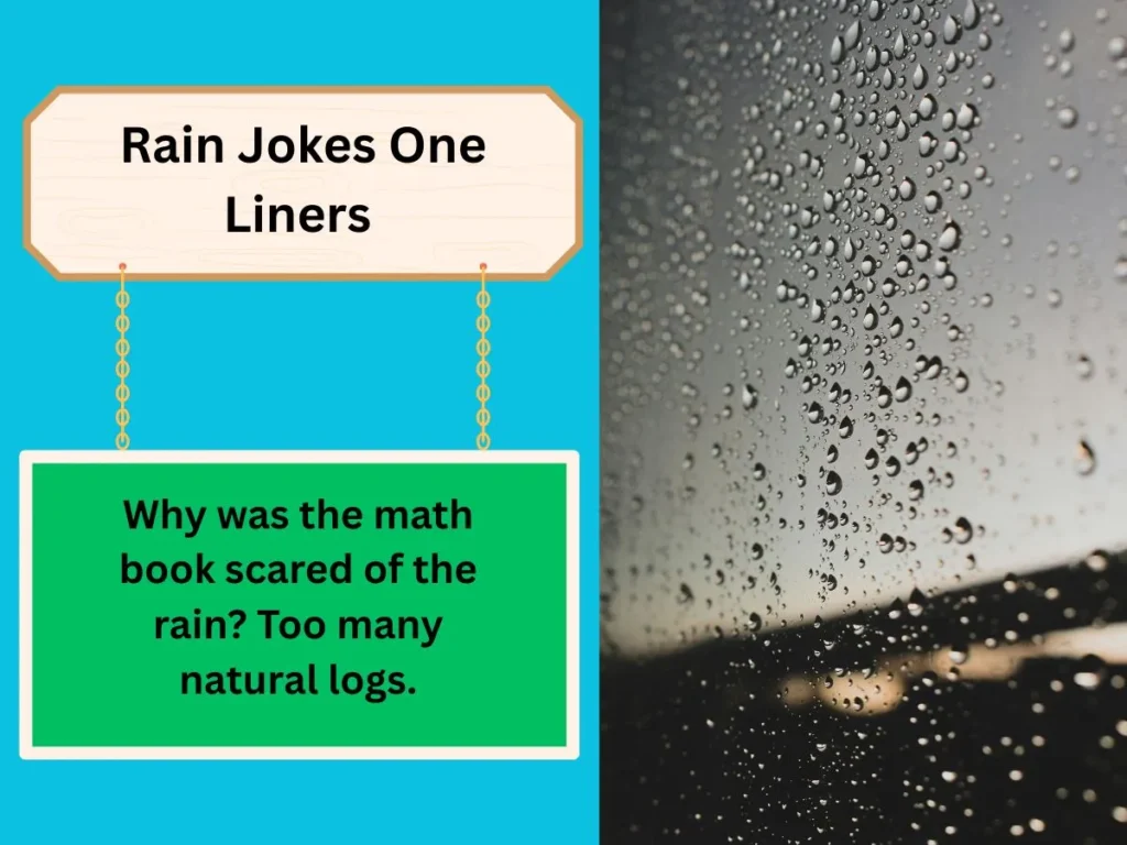 Rain Jokes One Liners 