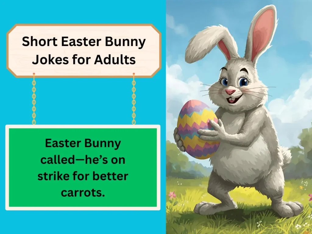 Short Easter Bunny Jokes for Adults