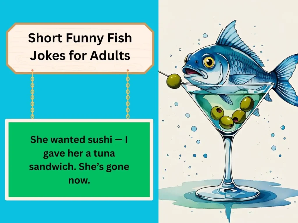 Short Funny Fish Jokes for Adults