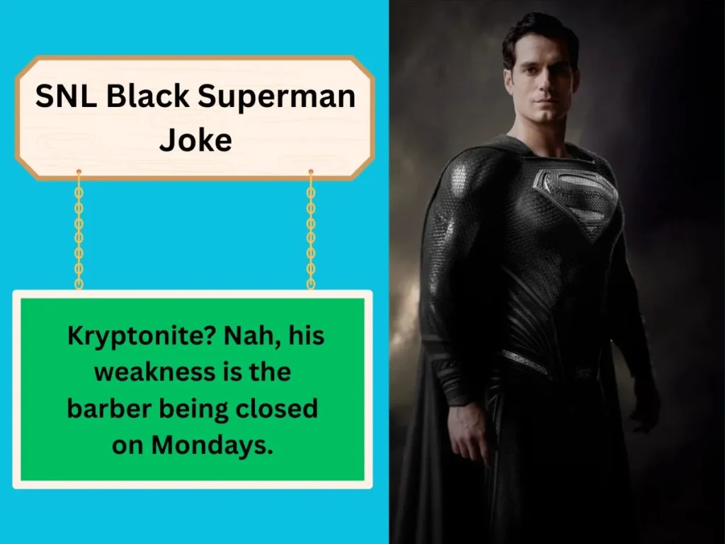 SNL Black Superman Joke