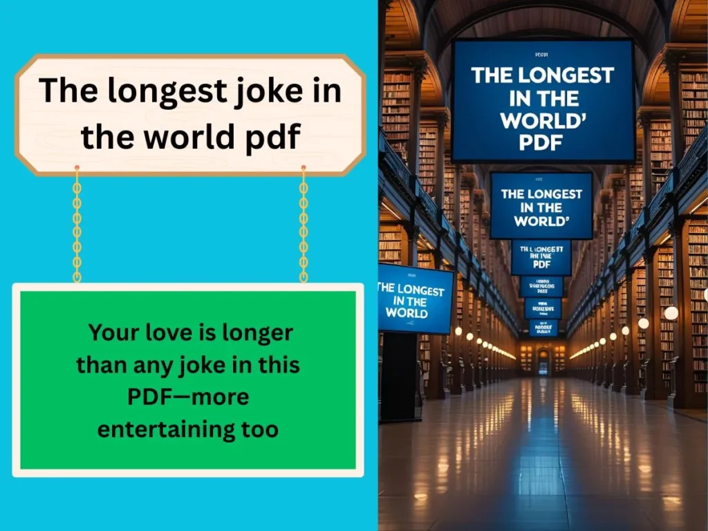 The longest joke in the world pdf