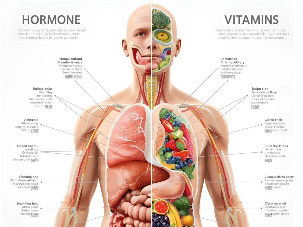 What's The Difference Detween A Hormone And A Vitamin