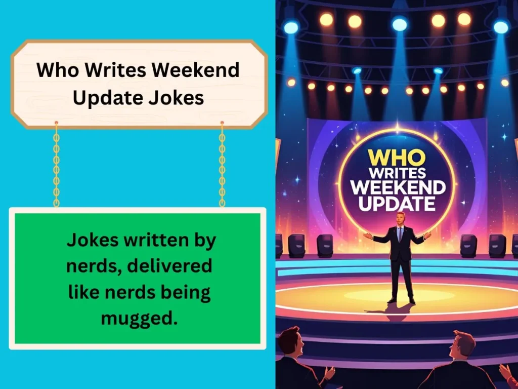 Who Writes Weekend Update Jokes