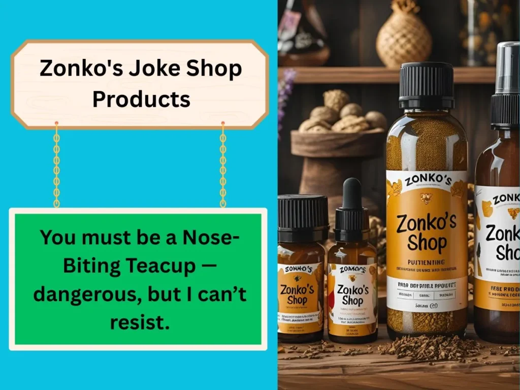 Zonko's Joke Shop Products