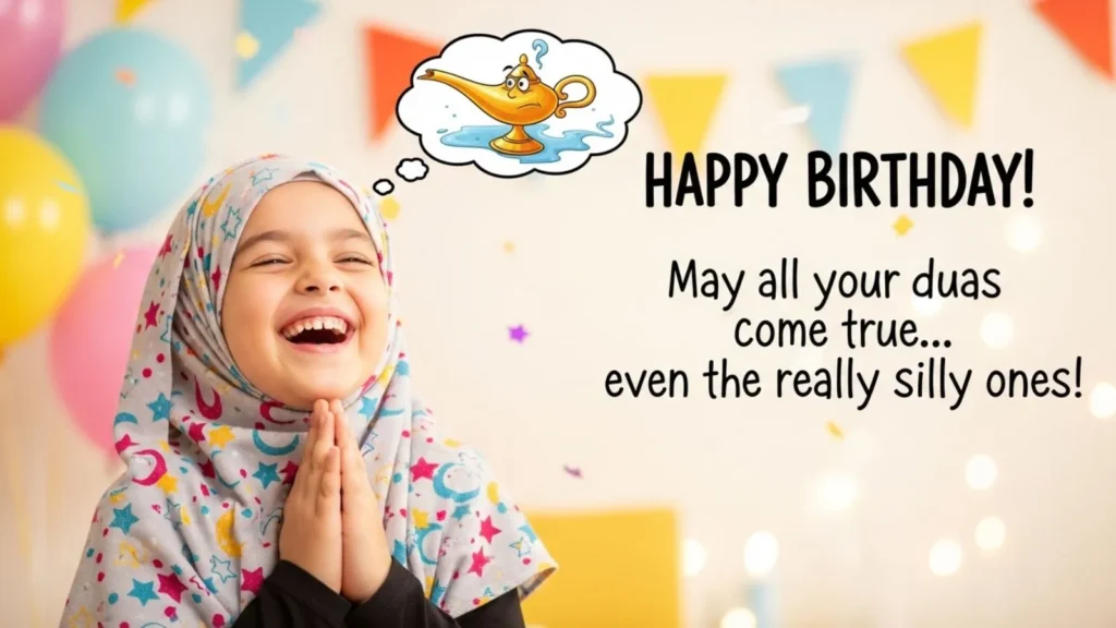 Funny Dua Happy Birthday Islamic Wishes