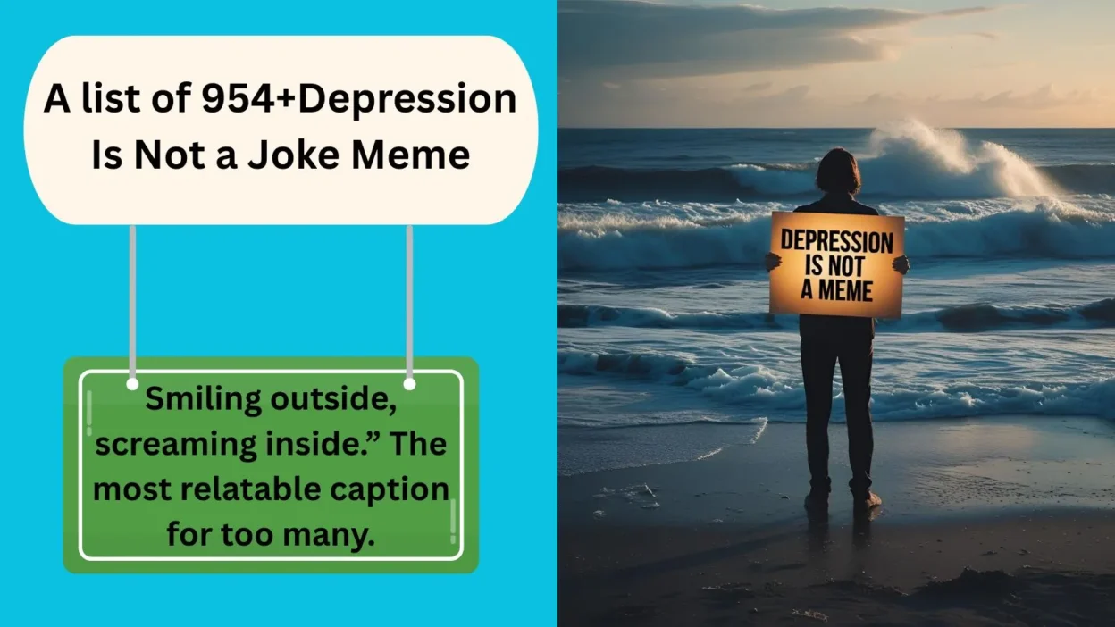 Depression Is Not a Joke Meme